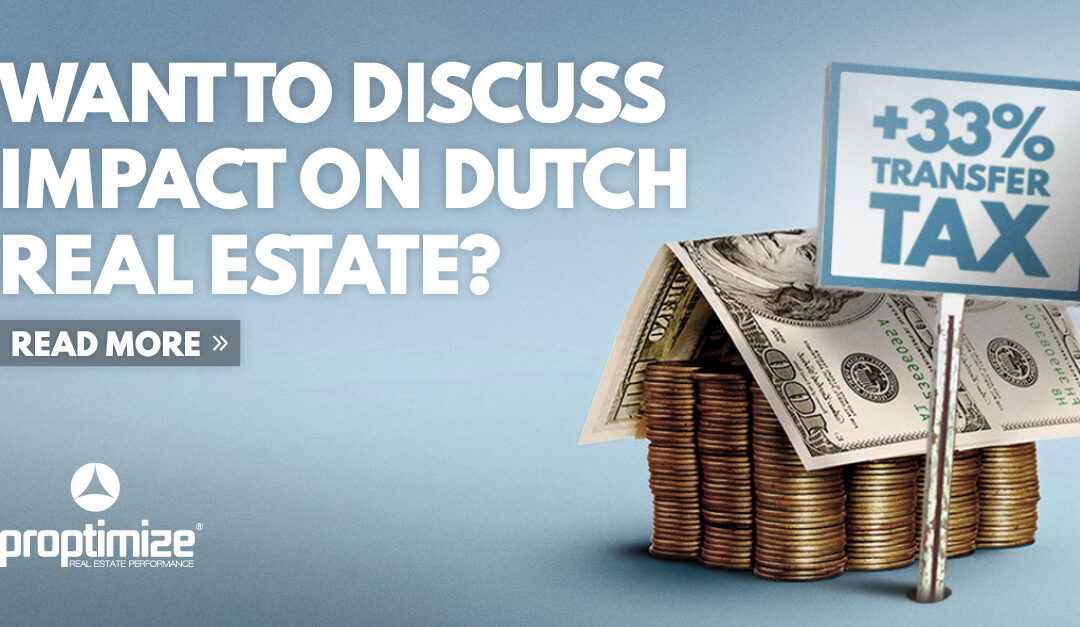 Proposed 33% Transfer tax increase on Real Estate in the Netherlands per 1 January 2021