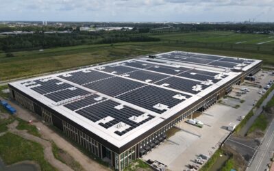 Solar power installation for AMS CityDocks in Amsterdam Osdorp